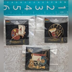 1996 Atlanta Olympic Games Cultural Puns, lot of 3, Night 5, Southern Sounds